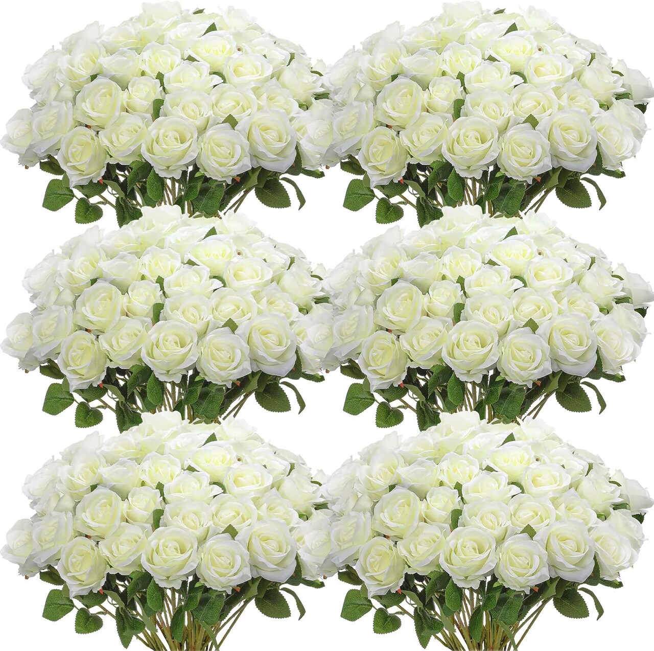 50 Realistic Silk Roses: Perfect for Home, Weddings, and Parties
